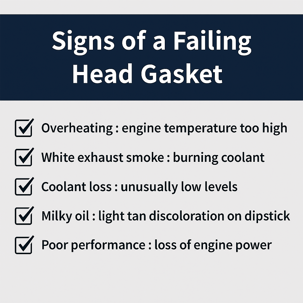 Signs of a Failing Head Gasket